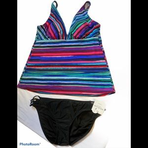 st john's bay plus size swimwear